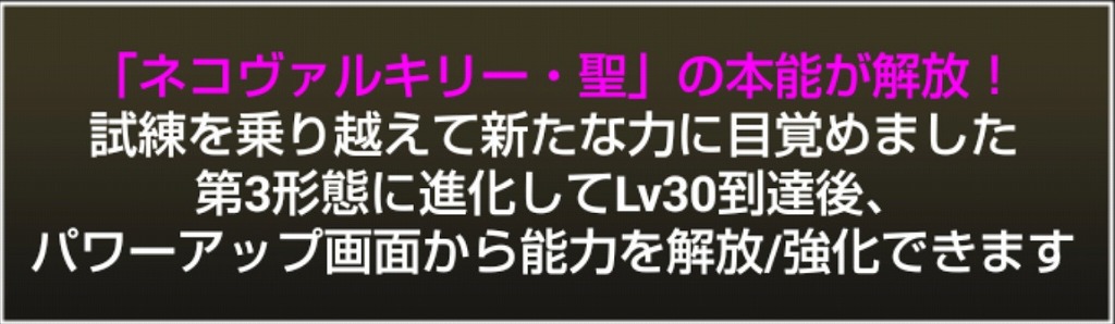 にゃんこ大戦争の「ネコヴァルキリー大試練」の『本能解放への道』