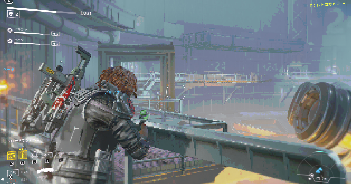 エイリアンファイアチームのレトロカメラ