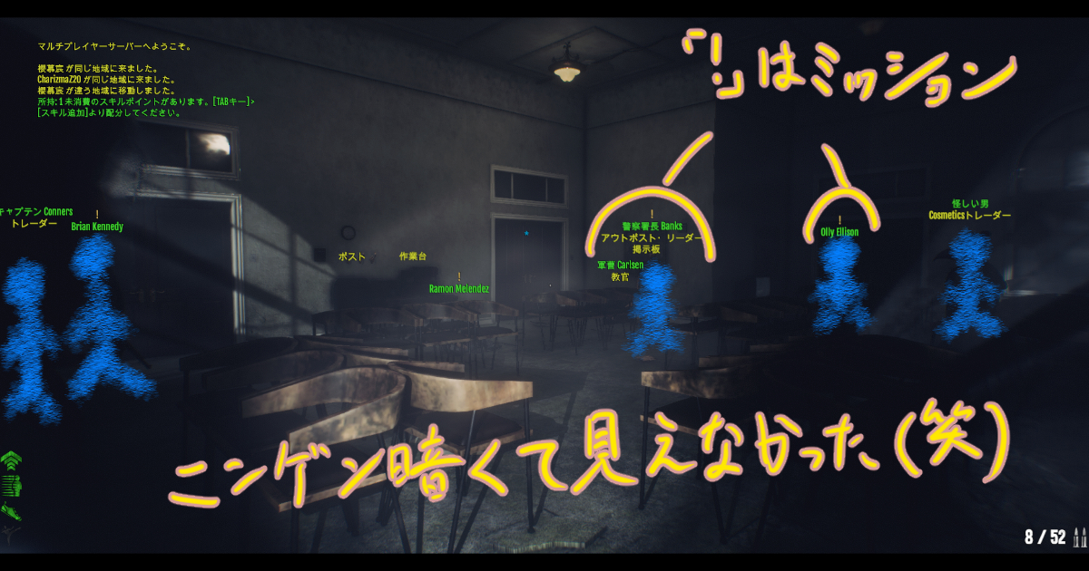 「Dead Frontier 2」のスタート地点