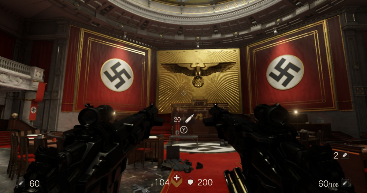 ウルフェンシュタイン2ゲーム画面