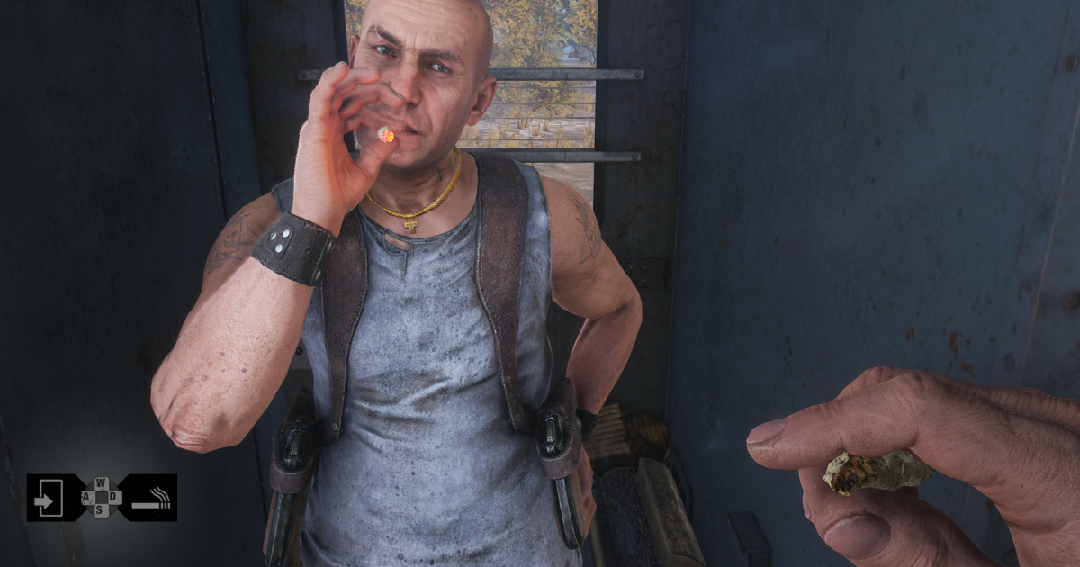 MetroExodusのタバコ休憩